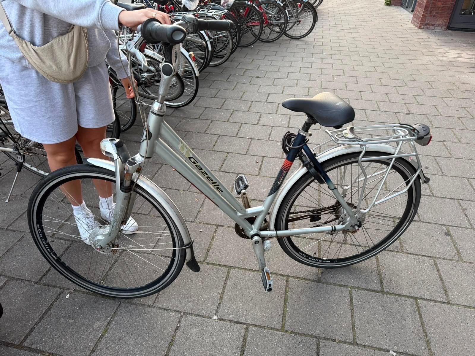 Gazelle fiets met versnellingen, damesfiets, Fietsen en Brommers, Fietsen | Dames | Damesfietsen, Ophalen, Velgrem, Gazelle, 53 tot 56 cm