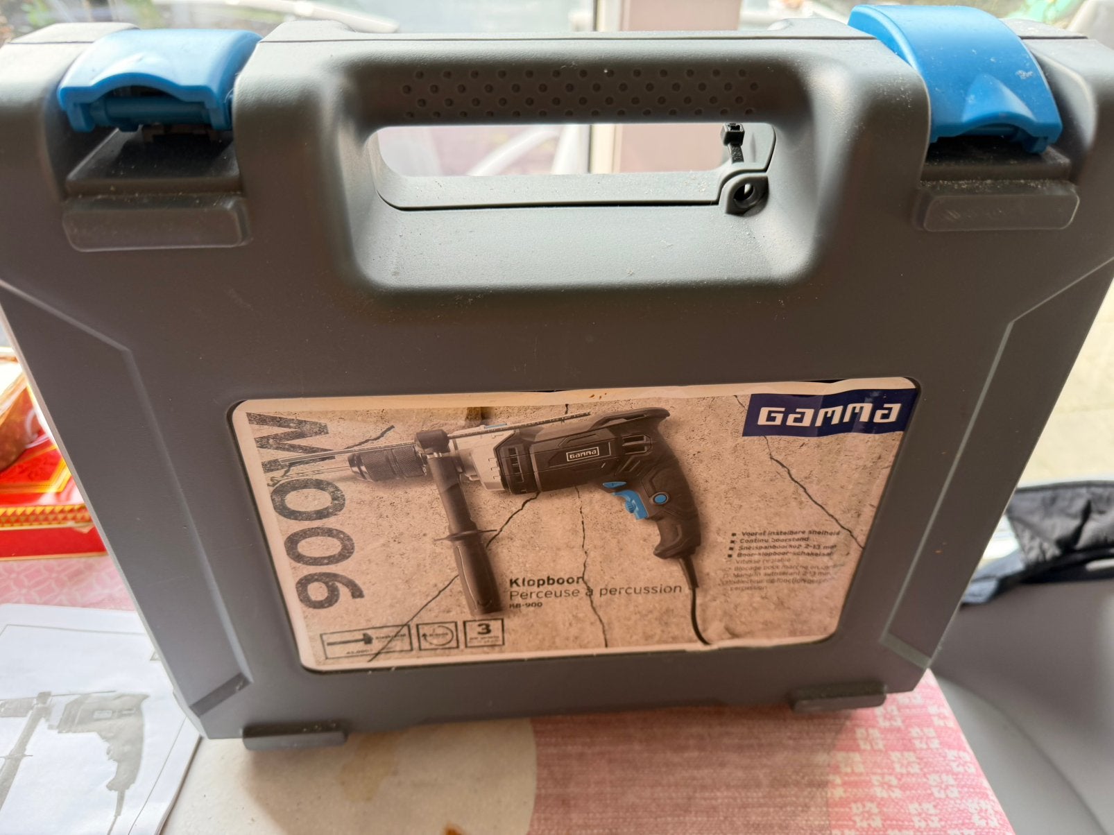 Gamma Klopboormachine 900W - Zo goed als nieuw, Boormachine, 600 watt of meer, Ophalen of Verzenden, Zo goed als nieuw