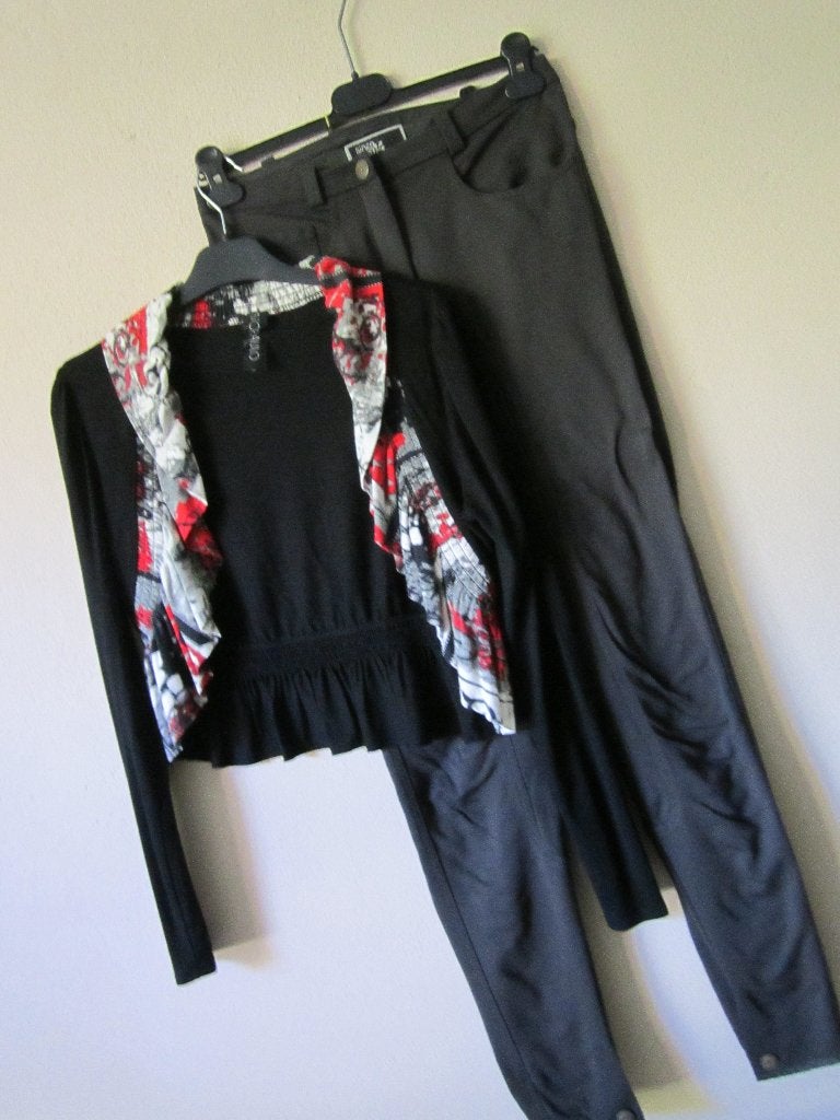 Annette Gortz broek met SaOPaulo vestje maat 36/38, Nieuw, Ophalen of Verzenden, Maat 36 (S), Grijs