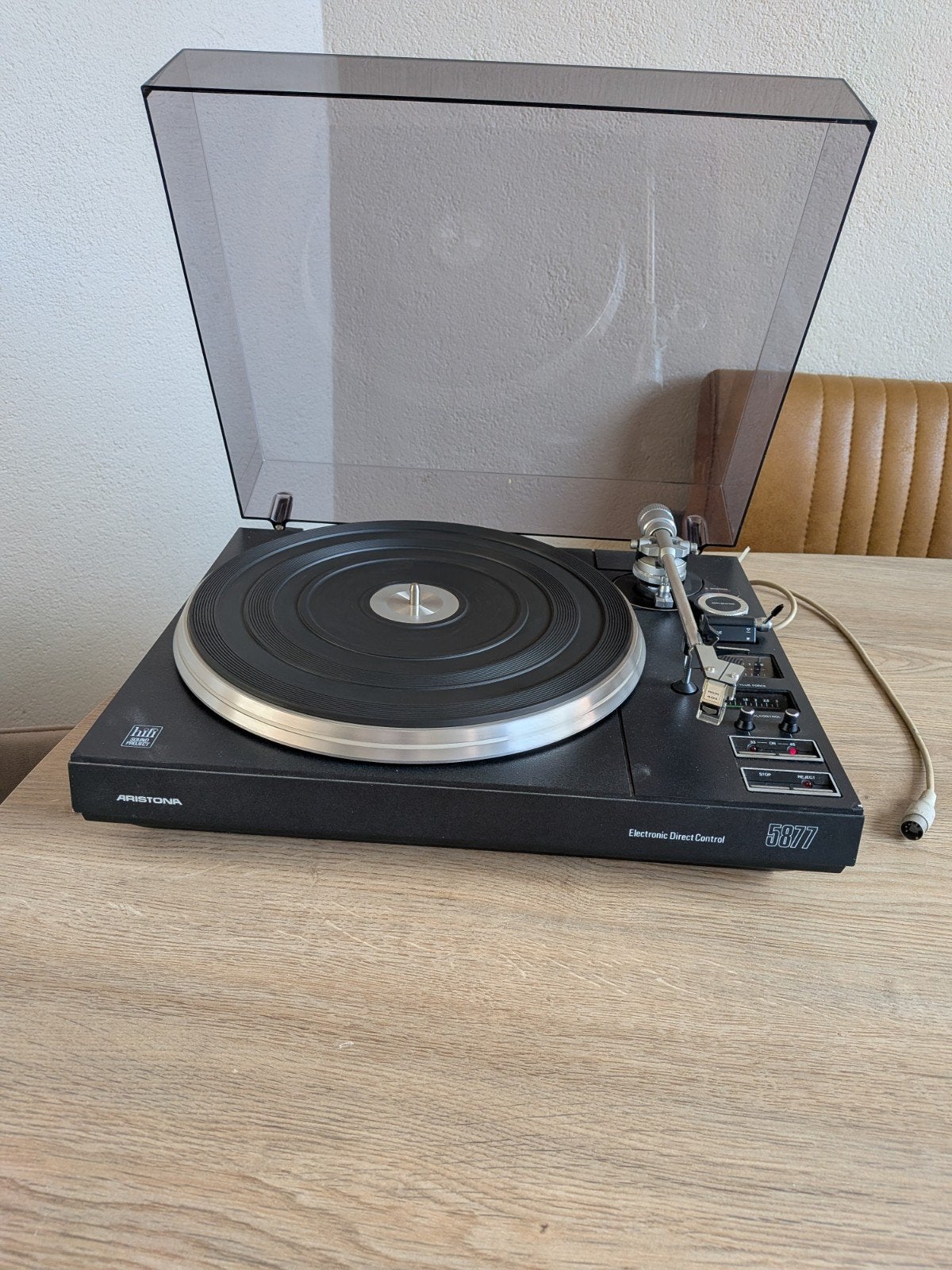 Aristona 5877 vintage platenspeler uit de late jaren 70, Ophalen, Zo goed als nieuw, Platenspeler, Philips