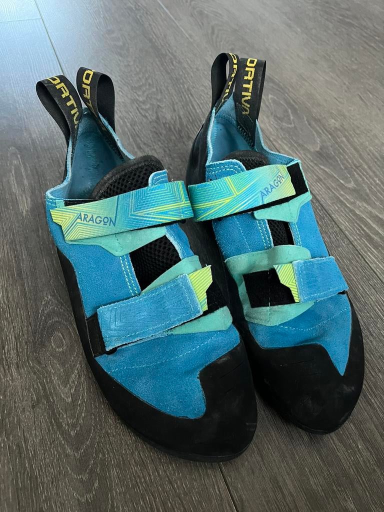 La Sportiva Aragon klimschoenen – maat 42,5 –, Sport en Fitness, Klimsport, Ophalen of Verzenden, Zo goed als nieuw, Klimsportschoenen