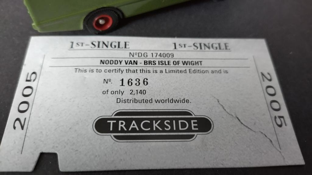 Noddy Van Brs Isle Of Wright 1:76 Corgi Trackside Pol, Auto, Verzenden, ., Nieuw