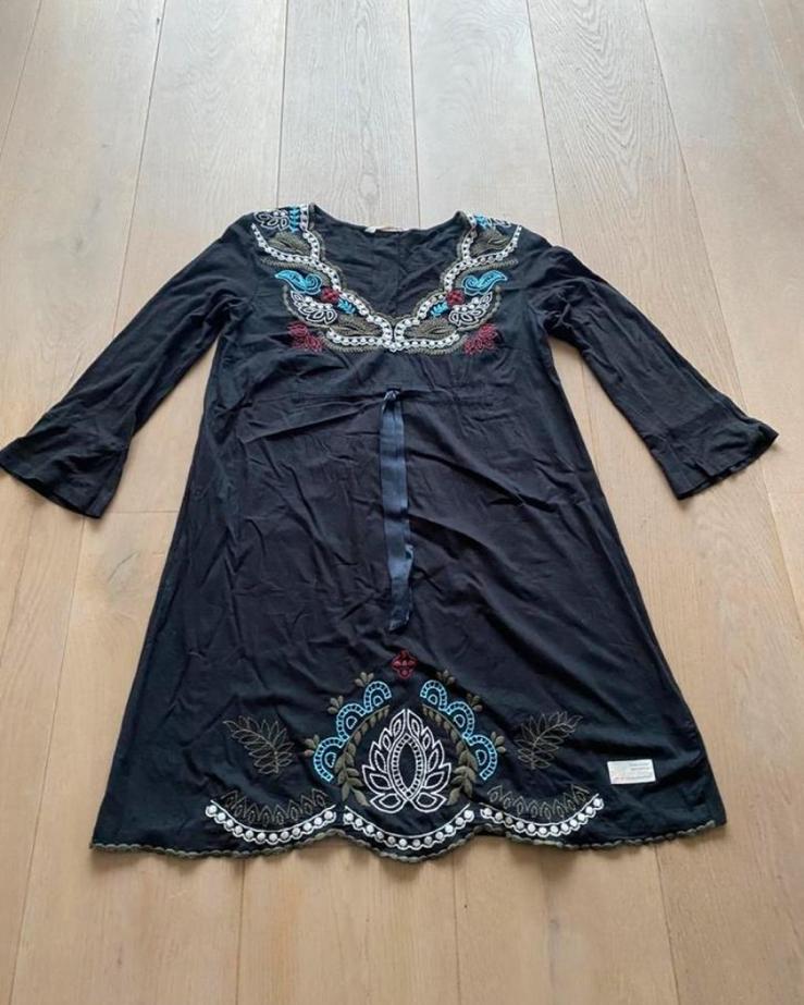 Odd molly jurk maat 3 L nieuwstaat, Kleding | Dames, Jurken, Maat 38/40 (M), Zwart, Ophalen of Verzenden, Zo goed als nieuw