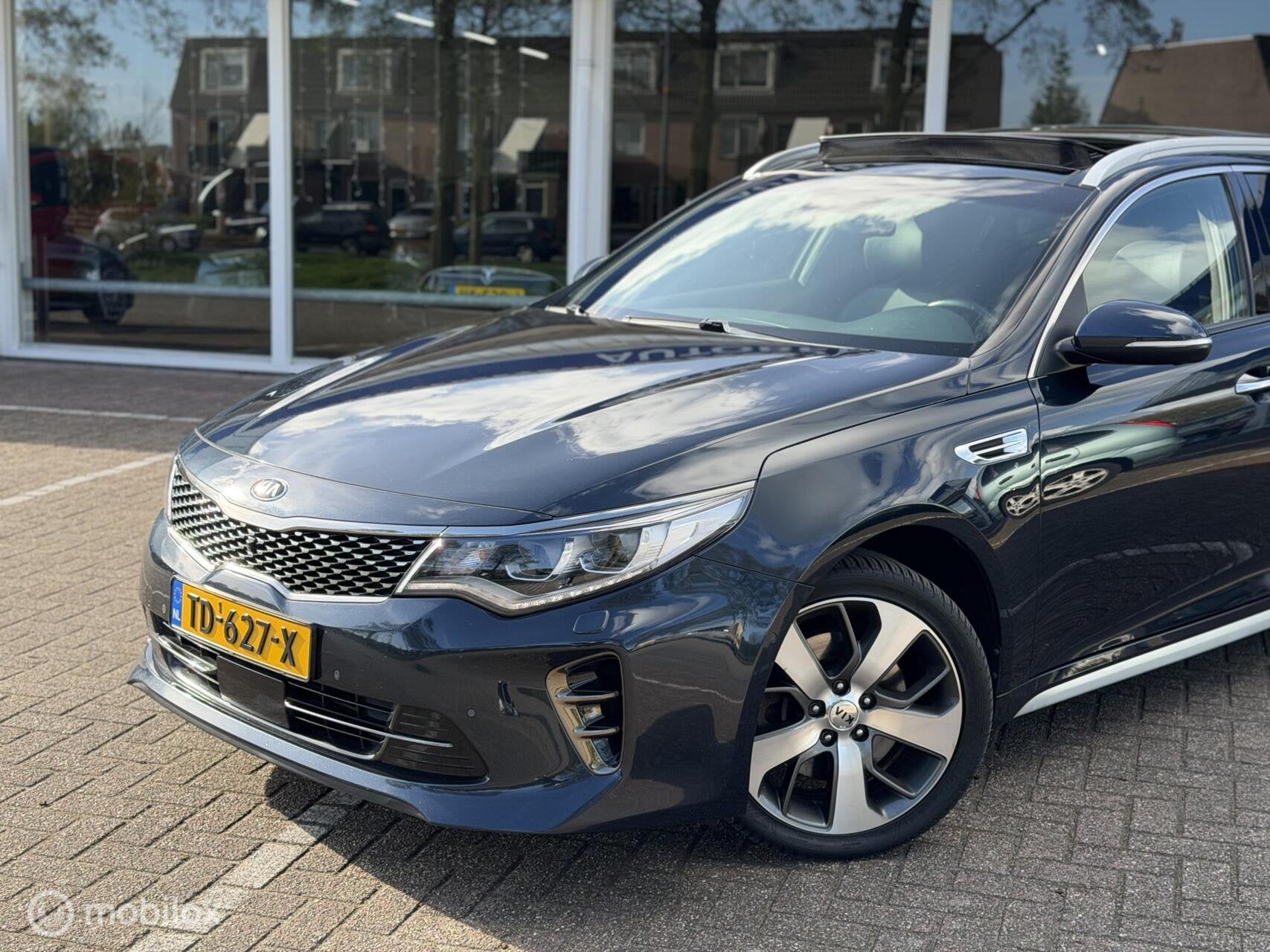 Kia Optima Sportswagon 1.7 CRDi GT-Line|Pano|H&K|360|Stoelko, Auto's, Gebruikt, Euro 6, 4 cilinders, 1535 kg