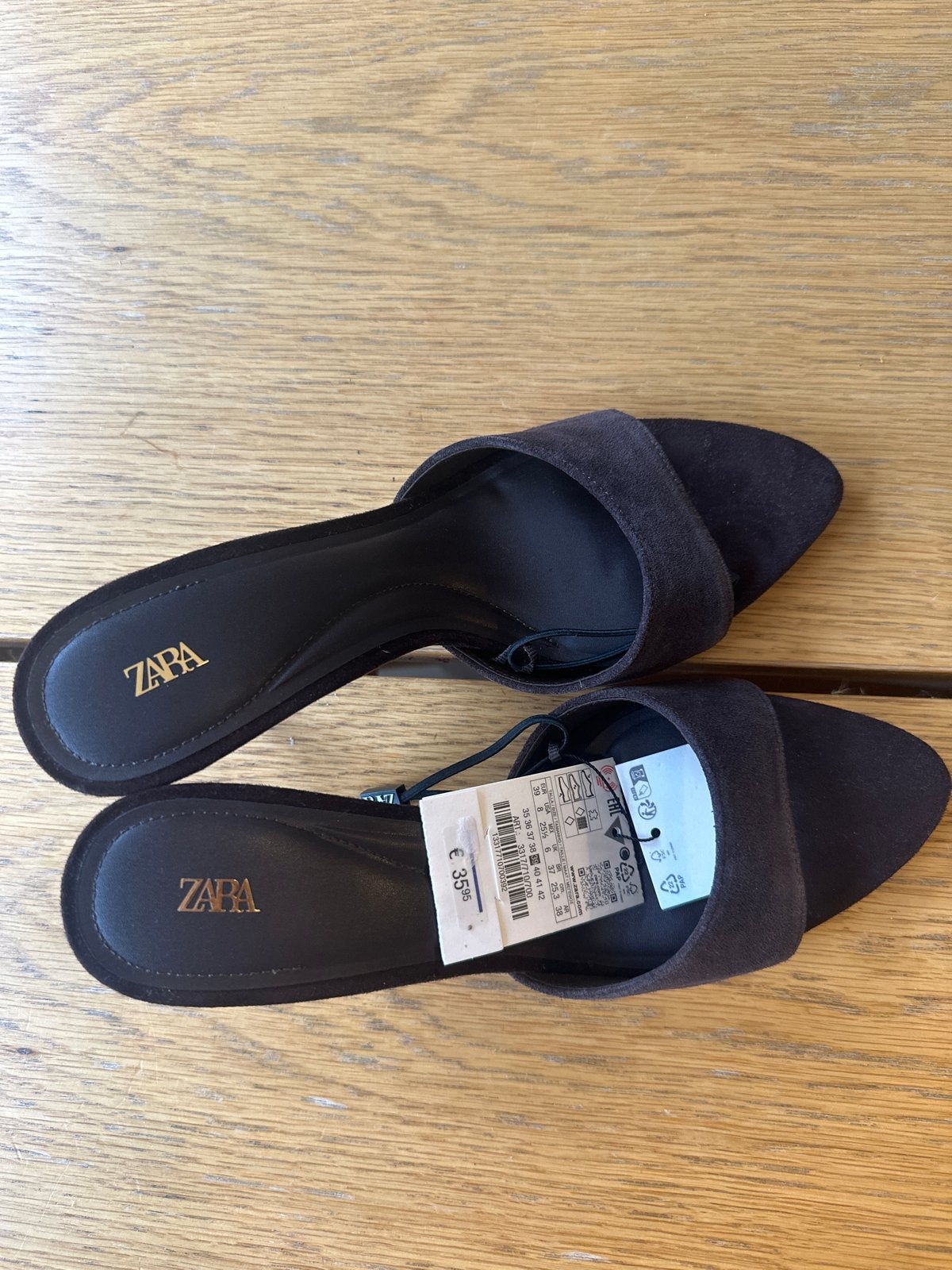 Nieuwe ZARA hakken met bijpassende tas, Ophalen of Verzenden, Nieuw, Bruin, Pumps