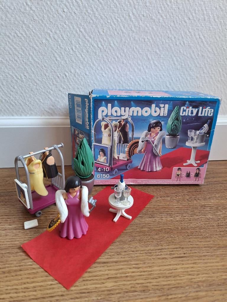 Playmobil ster op rode loper 6150, Kinderen en Baby's, Ophalen of Verzenden, Gebruikt