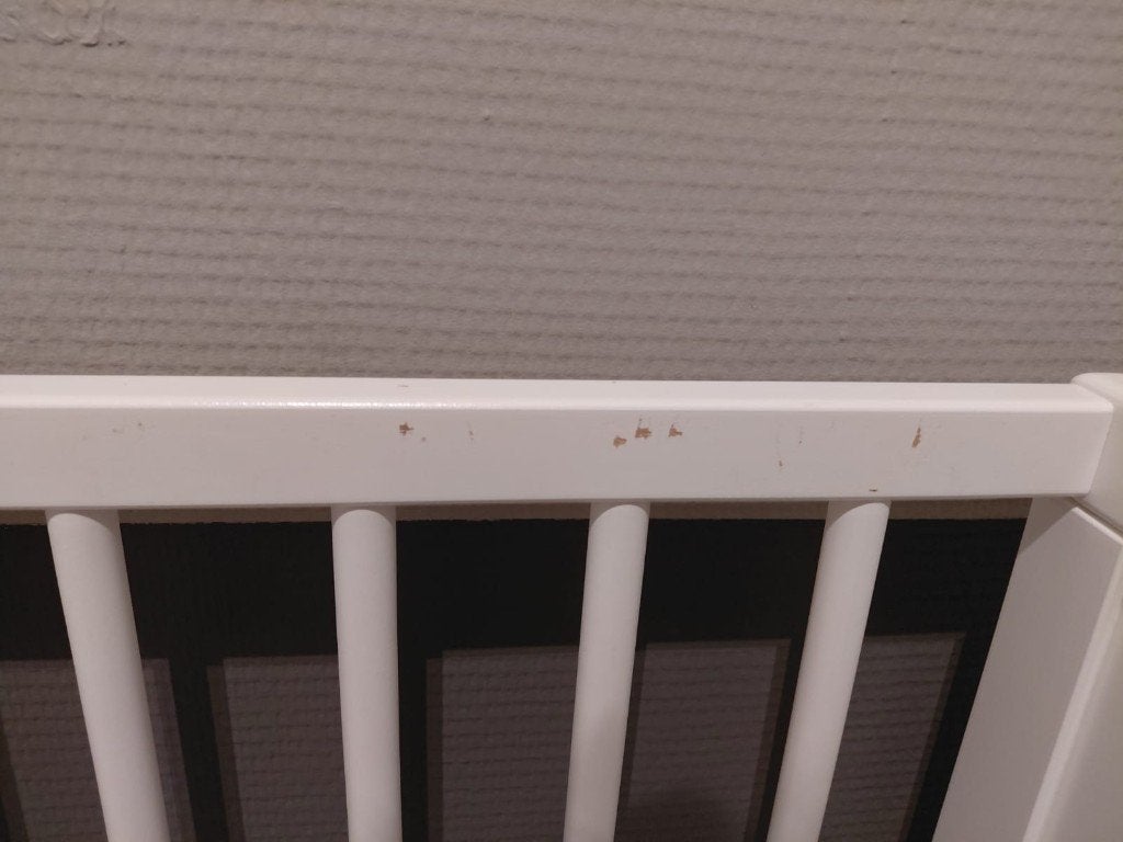 Ledikantje  ikea smägöra met matras krummeler, Kinderen en Baby's, Ophalen, Zo goed als nieuw, Ledikant