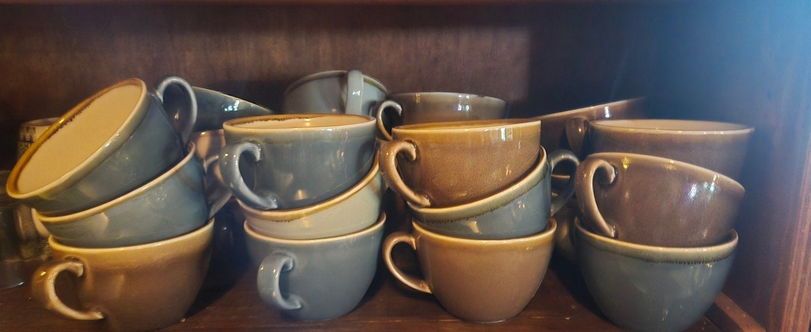 Olympia Kiln cappucinokopjes, Ophalen, Gebruikt, Overige merken, Keramiek