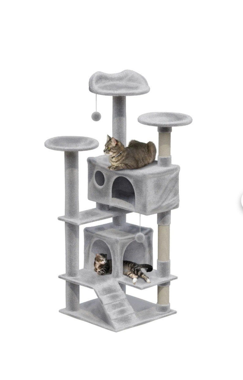 Avalo Krabpaal Voor Katten Met 7 Niveaus - 138x49x49 Cm -, Ophalen of Verzenden, Nieuw, Krabpaal