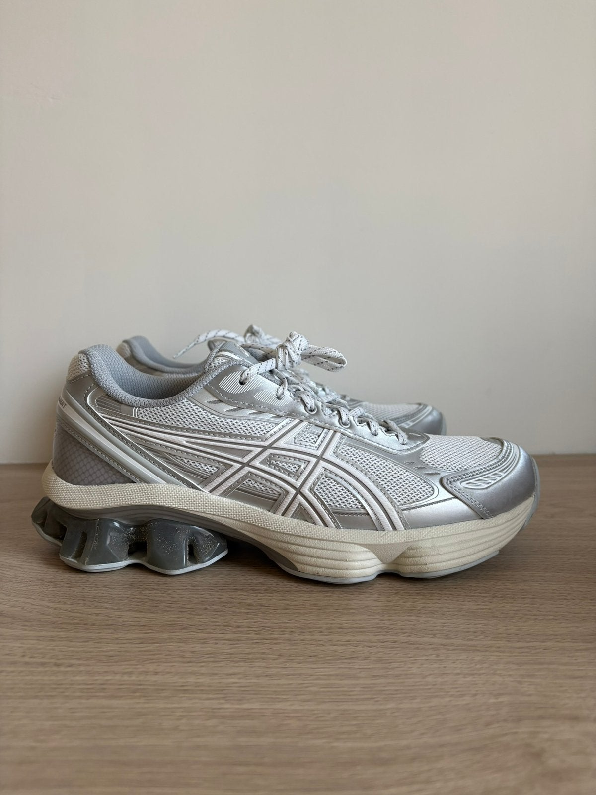 Asics Gel-Kinetic Fluent sneakers - maat 40,5, Kleding | Heren, Schoenen, Wit, Ophalen of Verzenden, Sneakers of Gympen, Zo goed als nieuw