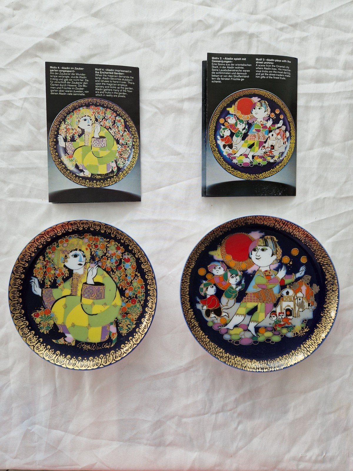 Aladdin Sprookjesborden - Set van 2 - Rosenthal Studio-Line, Ophalen