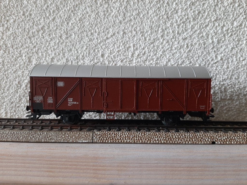 Marklin 4710 gesloten wagen db., Hobby en Vrije tijd, Modeltreinen | H0, Wisselstroom, Gebruikt, Wagon, Ophalen of Verzenden