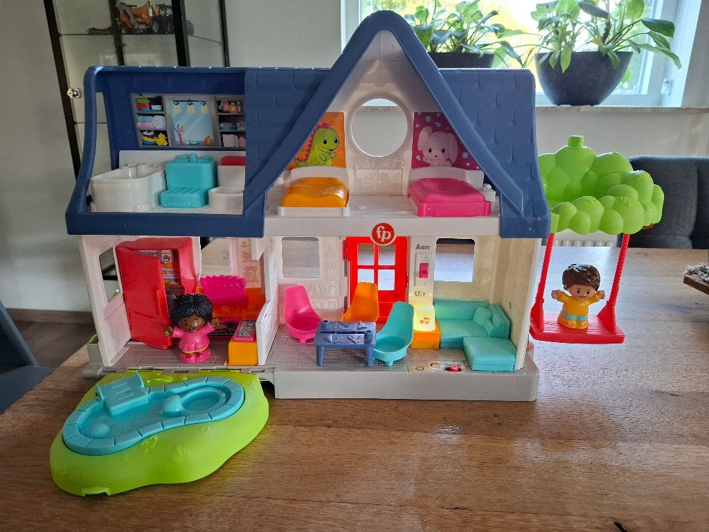 Leuk little people huis van het merk fisher price, Ophalen, Gebruikt, Speelset, Met licht