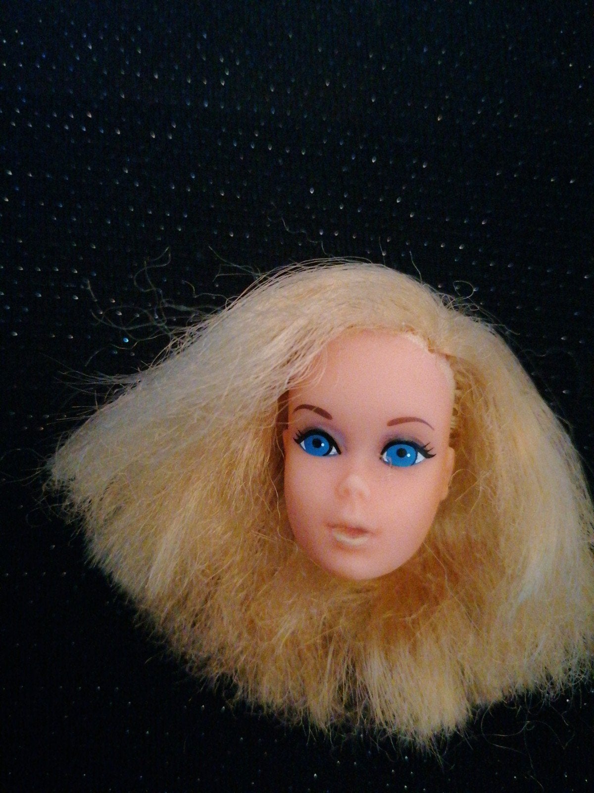 vintage barbie poppen hoofdje, Ophalen of Verzenden, Gebruikt, Fashion Doll
