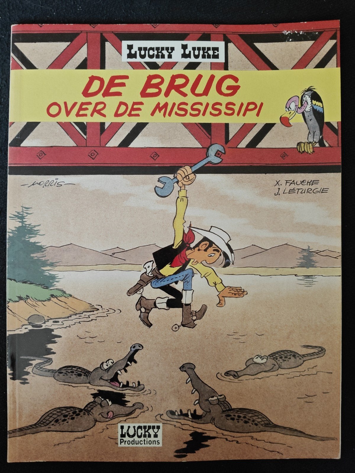 Lucky Luke - De Brug over de Mississippi, Boeken, Eén stripboek, Ophalen of Verzenden, Zo goed als nieuw, Morris, X. Fauche, J. Léturgie