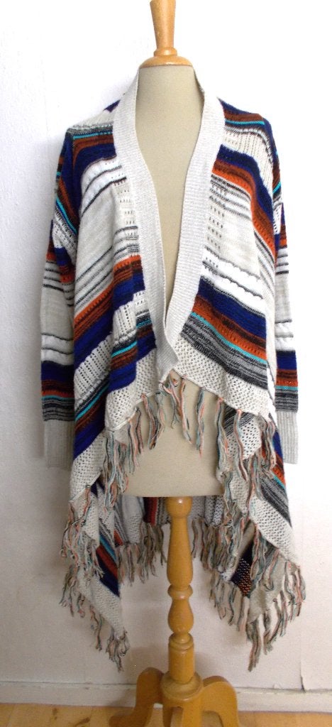 Ibiza/hippie look lang print vest! L, Verzenden, Zo goed als nieuw, Maat 42/44 (L), Meerkleurig