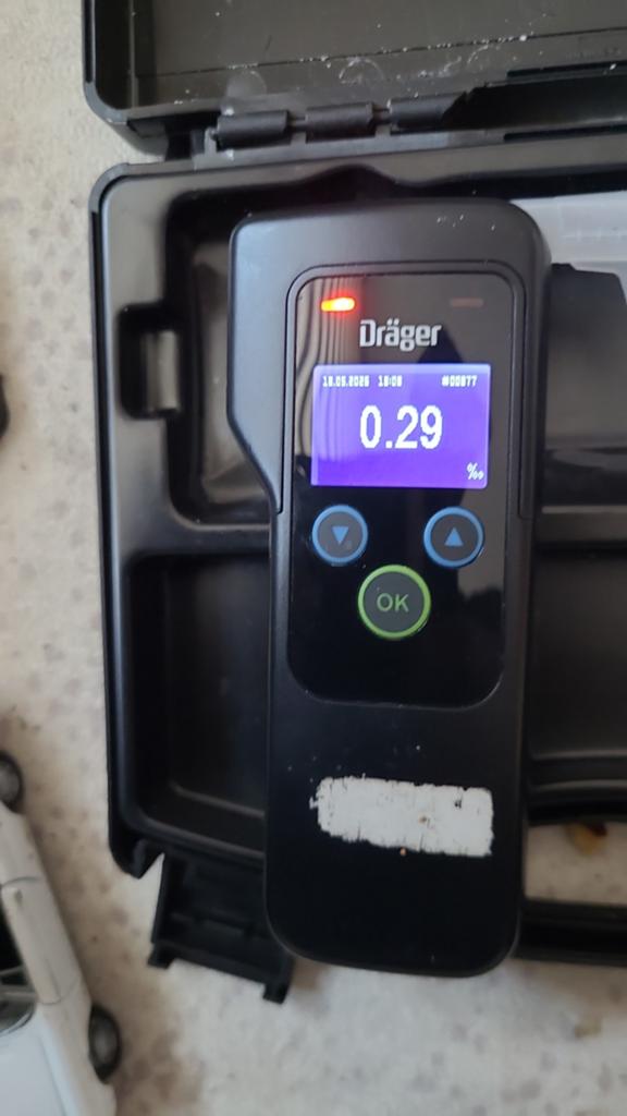 Zgan blaas apparaat/alcohol tester, Ophalen of Verzenden, Zo goed als nieuw