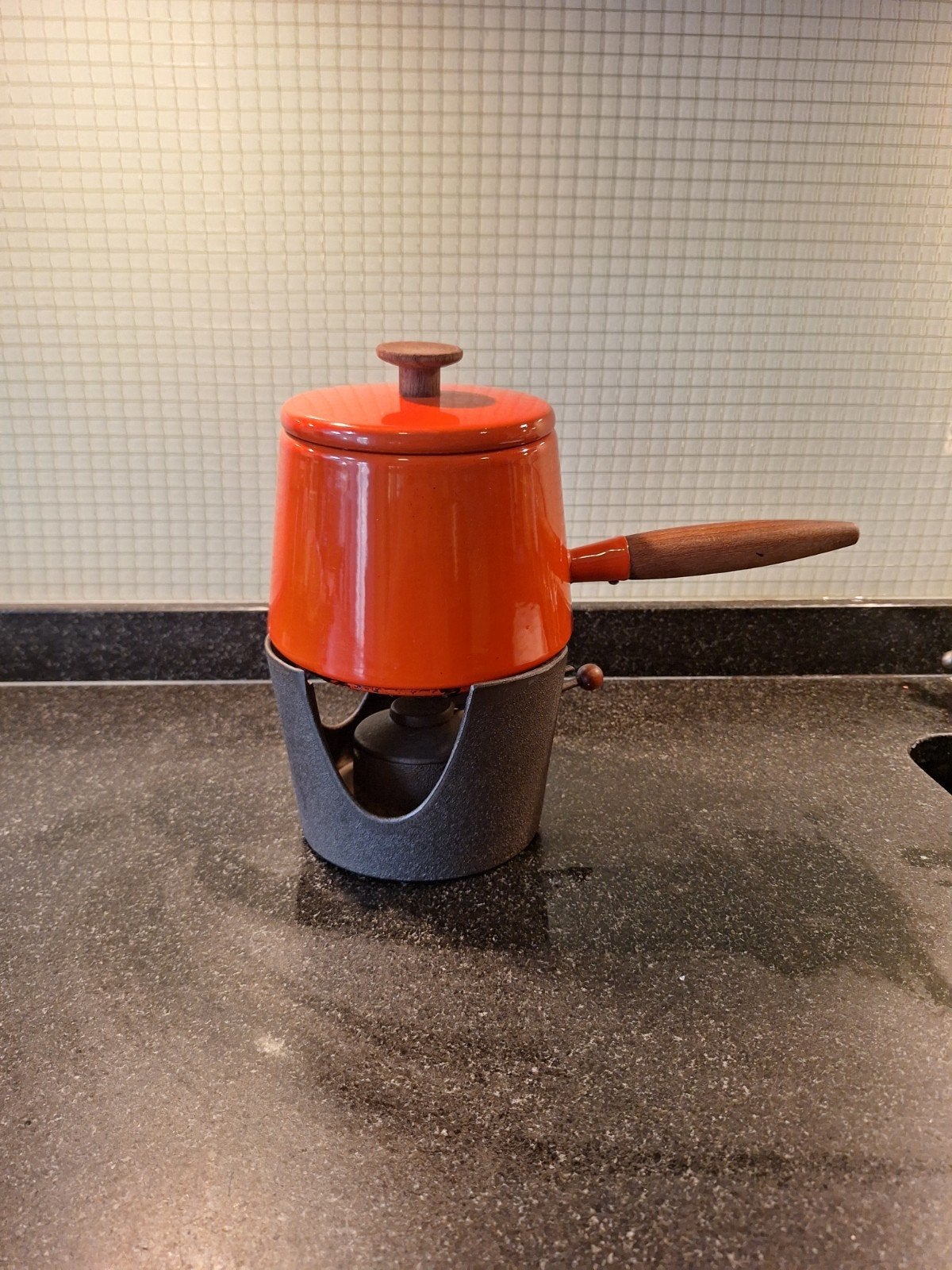 Vintage Copco fondue set Michael Lax Design jaren '70, Ophalen of Verzenden