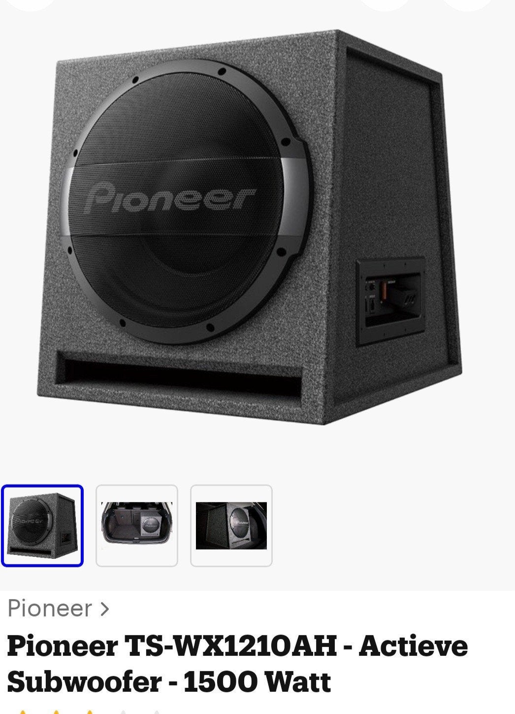Pioneer TS-WX210AH actieve subwoofer, Ophalen, Zo goed als nieuw