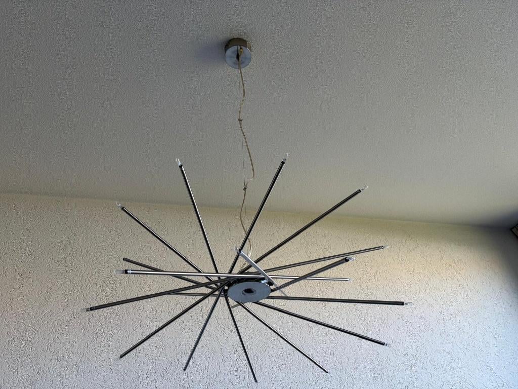 Plafondlamp modern - metaal, Ophalen, Zo goed als nieuw, Modern, Metaal