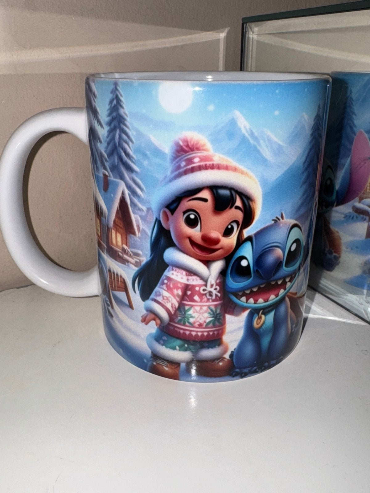 Nieuwe Lilo & Stitch mok - Wintereditie, Ophalen of Verzenden, Nieuw, Keramiek, Mok