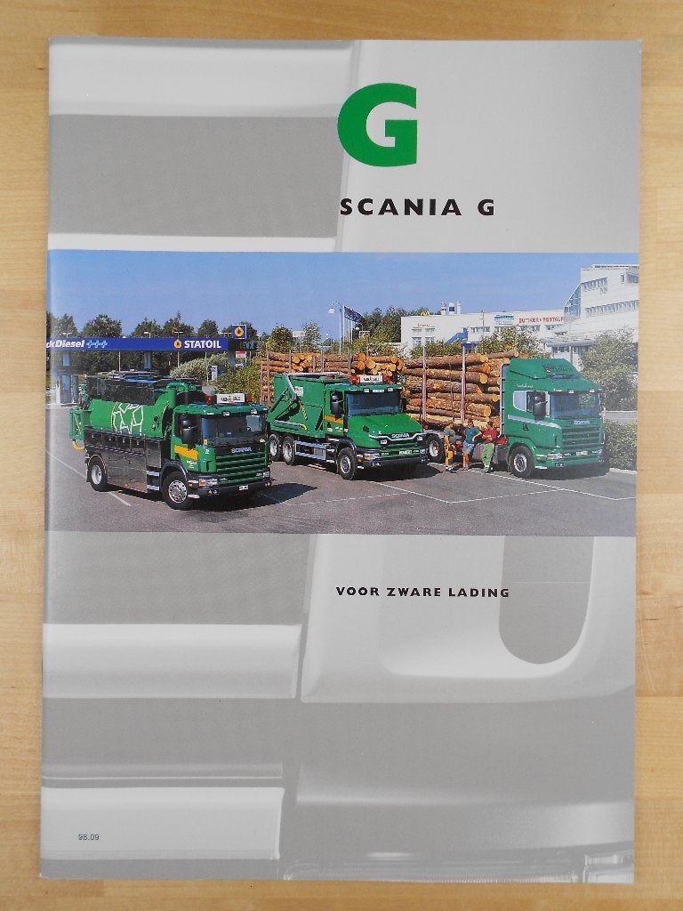 Scania 144G 124G 114G 94G Brochure 1998 – 144 124 114 94 G, Ophalen of Verzenden, Zo goed als nieuw, Overige merken, Scania