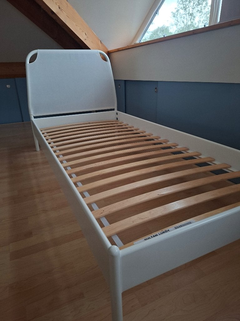 Bed IKEA eenpersoons, 90x200, Ophalen, Gebruikt, 90 cm, Eenpersoons