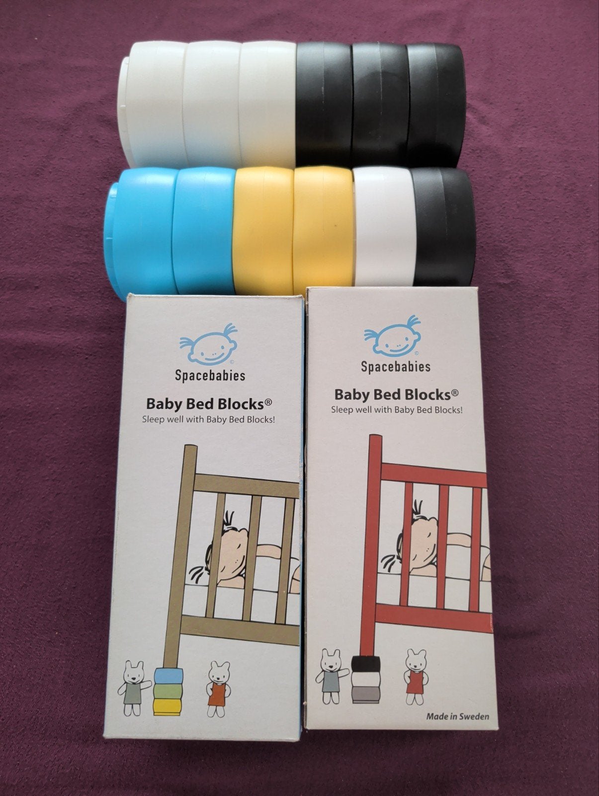 Spacebabies Baby Bed Blocks - 2 dozen, Kinderen en Baby's, Kinderkamer | Bedden, Ophalen, Gebruikt