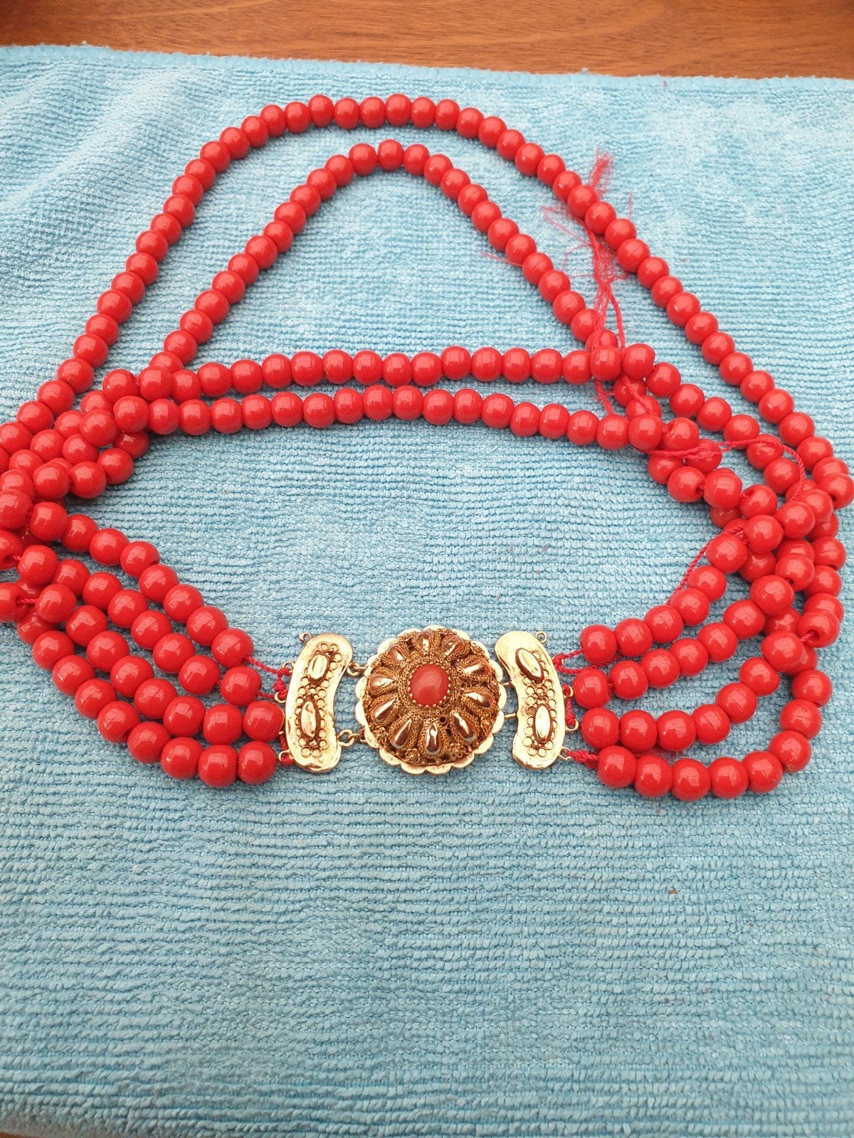 Zeeuwse ketting met gouden slotje (Z1), Ophalen of Verzenden, Goud