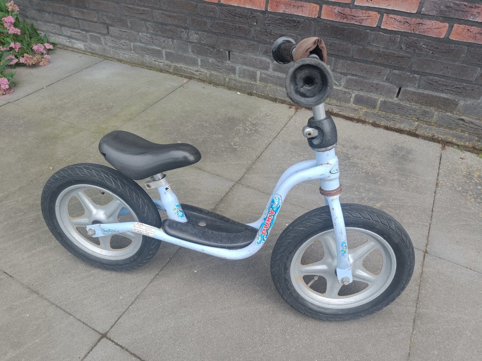 Puky loopfiets, lichtblauw, 12 inch, Fietsen en Brommers, Ophalen, Gebruikt, Minder dan 16 inch, Puky