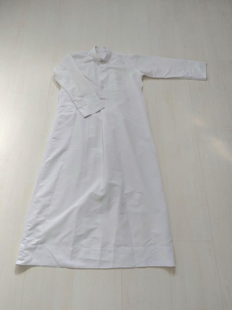 Witte eid djellaba lengte 113 cm, Ophalen of Verzenden, Zo goed als nieuw, Jongen, Overige typen
