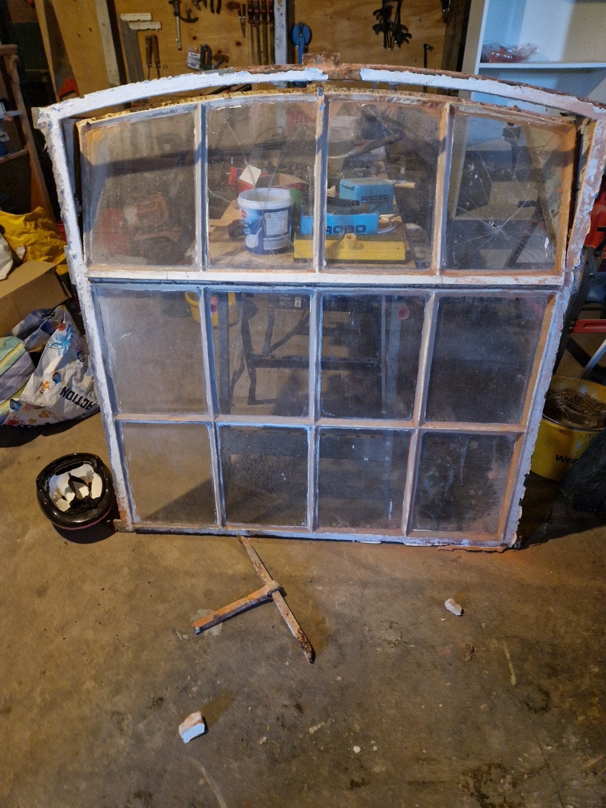 Oud schuurraam, Ophalen, Gevelraam of Ruit, Gebruikt, Minder dan 80 cm