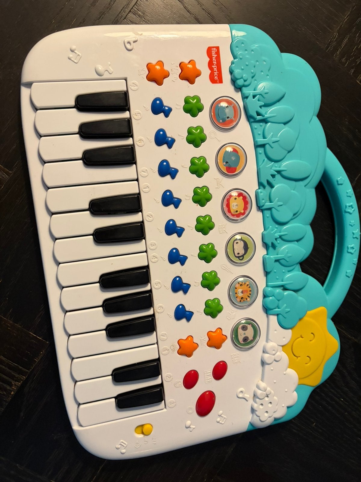 Fisher price dierenpiano, Ophalen of Verzenden, Gebruikt, Overige typen, Met geluid