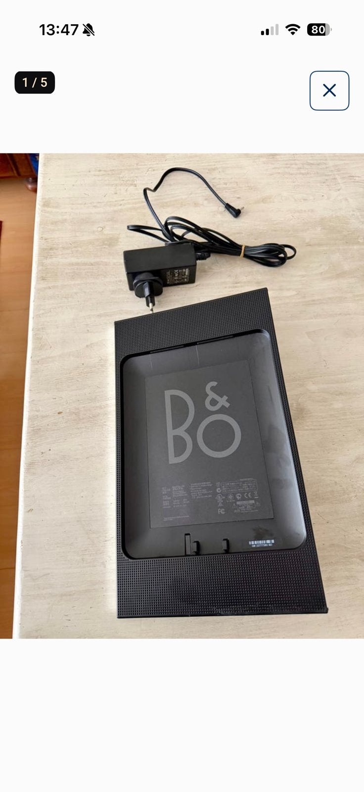 Bang & Olufsen B&O cradle voor de eerste Retina Apple iPad, Computers en Software, Tekentablets, Ophalen, Zo goed als nieuw