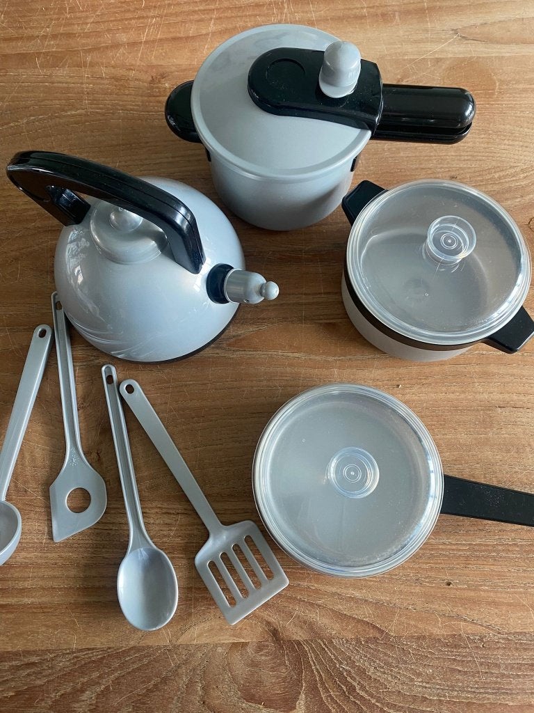 Nieuw WMF pannenset voor speelkeuken, Ophalen of Verzenden, Nieuw, Kunststof, Speelkeuken-accessoire