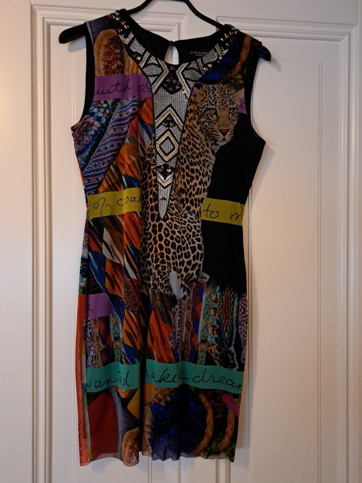 ana alcazar  jurkje maat 44, Kleding | Dames, Jurken, Verzenden, Zo goed als nieuw, Maat 42/44 (L), Knielengte