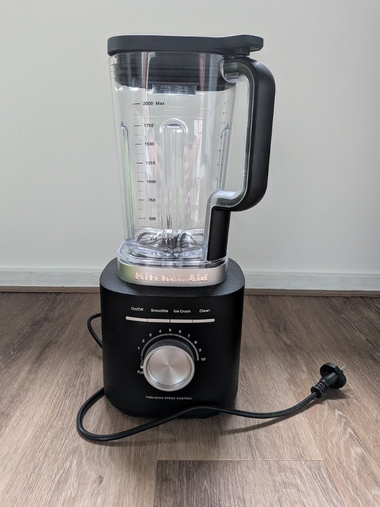 KitchenAid Pure Power Blender 2L Mat Zwart, Ophalen, Zo goed als nieuw, Blender