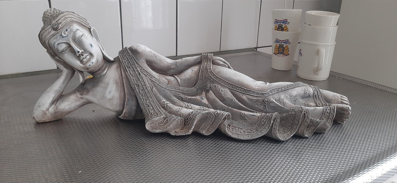 buddha beeldje, Verzamelen, Ophalen, Zo goed als nieuw, Religie