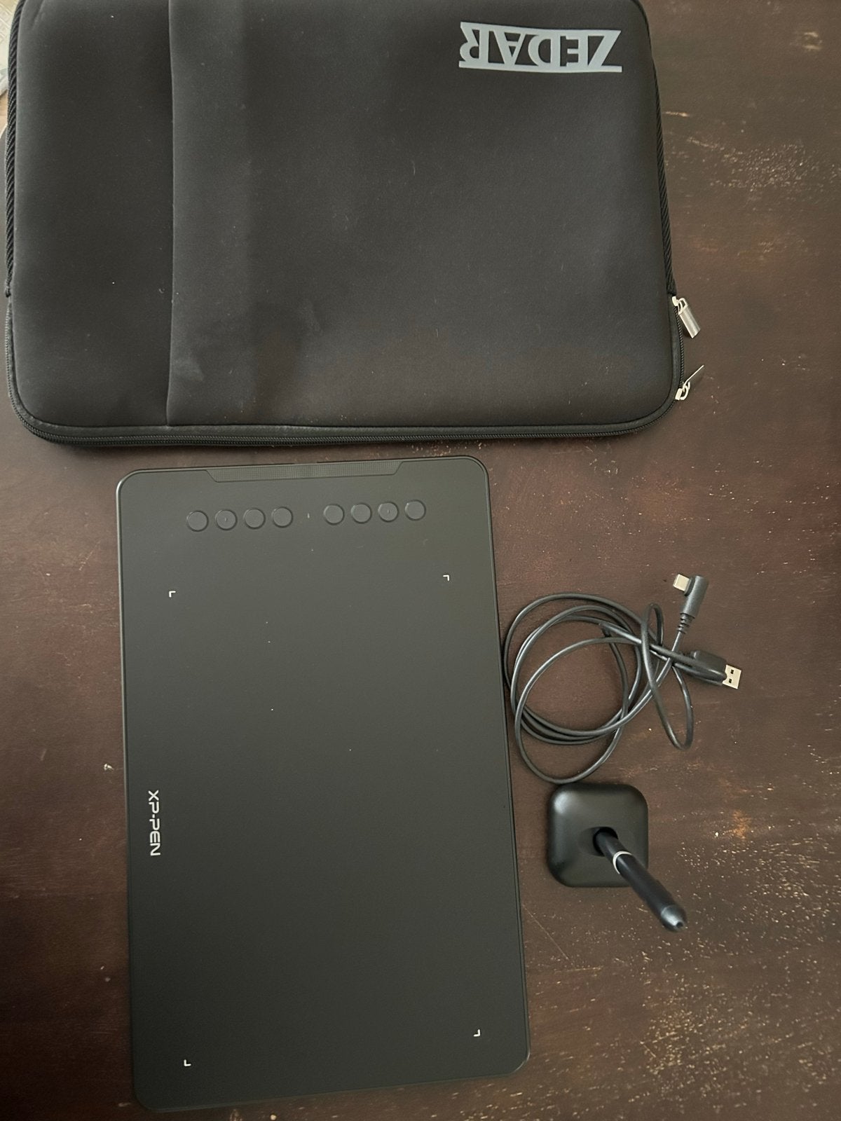 XP-PEN Star G960S Plus Tekentablet met Stylus en Hoes, Computers en Software, Ophalen, Zo goed als nieuw, Bedraad