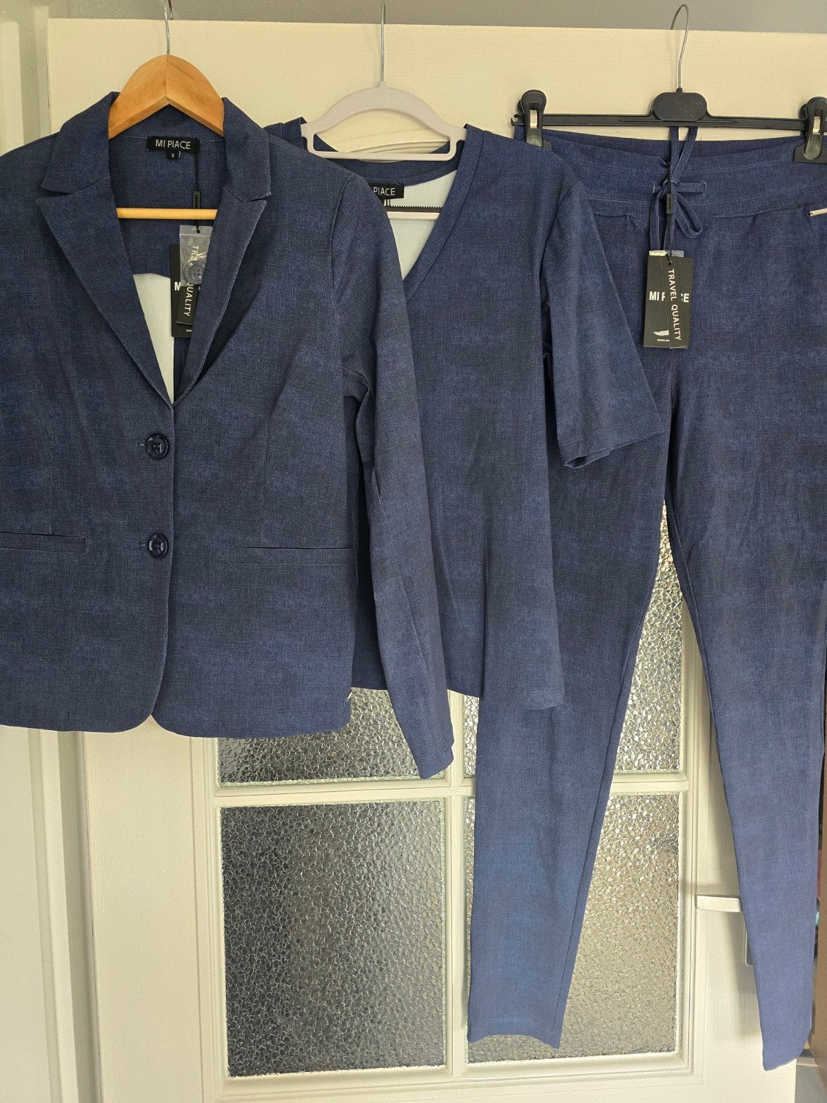 nieuw mi piace 3delige set S blue jeans, Ophalen of Verzenden, Nieuw, Maat 38/40 (M), Blauw