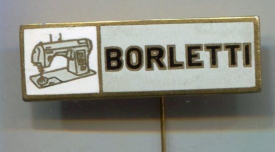 BORLETTI naaimachines email op koper speldje ( W_506 ), Verzenden, Zo goed als nieuw, Merk, Speldje of Pin