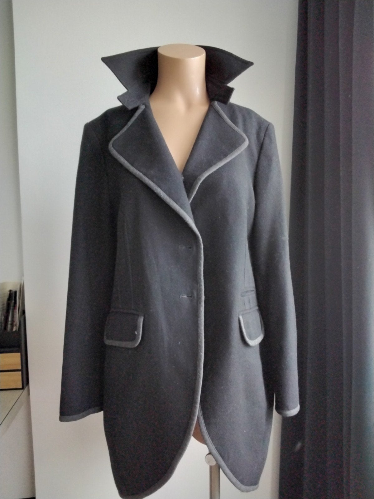 Scarva Woman Classy Casuals wollen jas maat L, Kleding | Dames, Scarva Woman, Zwart, Maat 42/44 (L), Ophalen of Verzenden