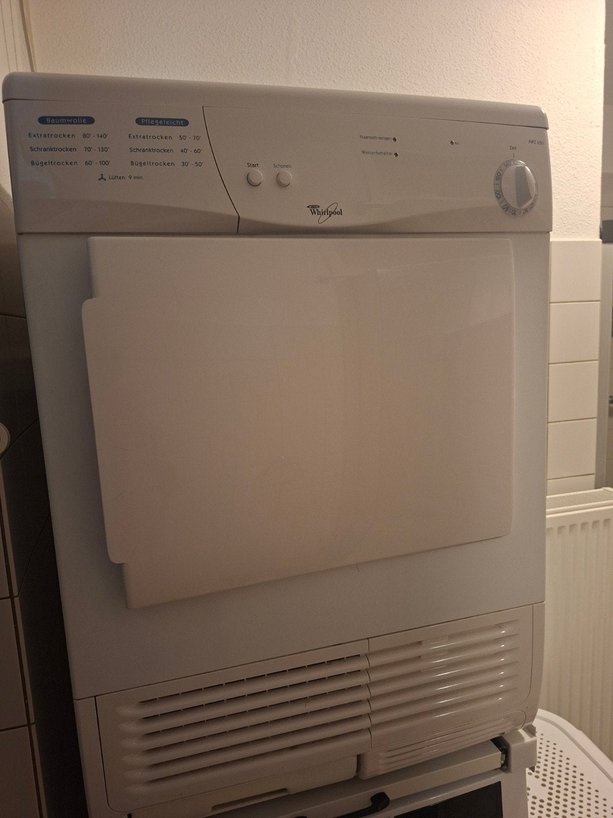 Whirlpool wasdroger AWZ 650 - functioneert perfect, Ophalen