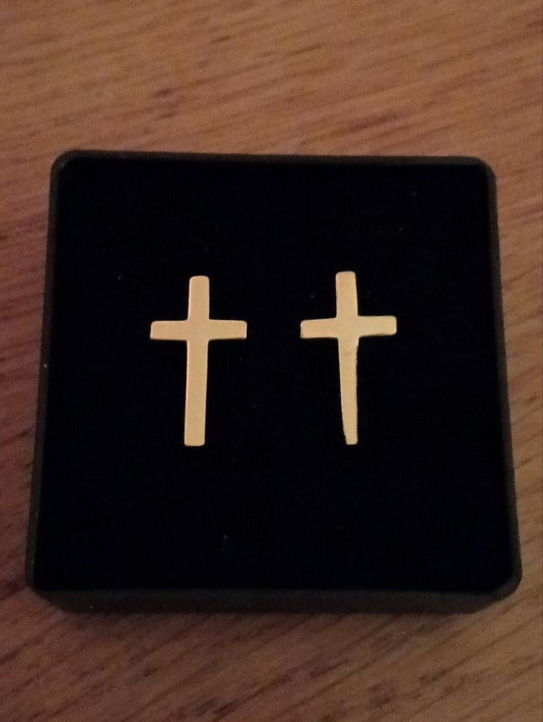 Oorstekers kruisjes zilver/verguld *NIEUW* 1paar
NIEUW, Ophalen, Nieuw, Goud, Overige materialen