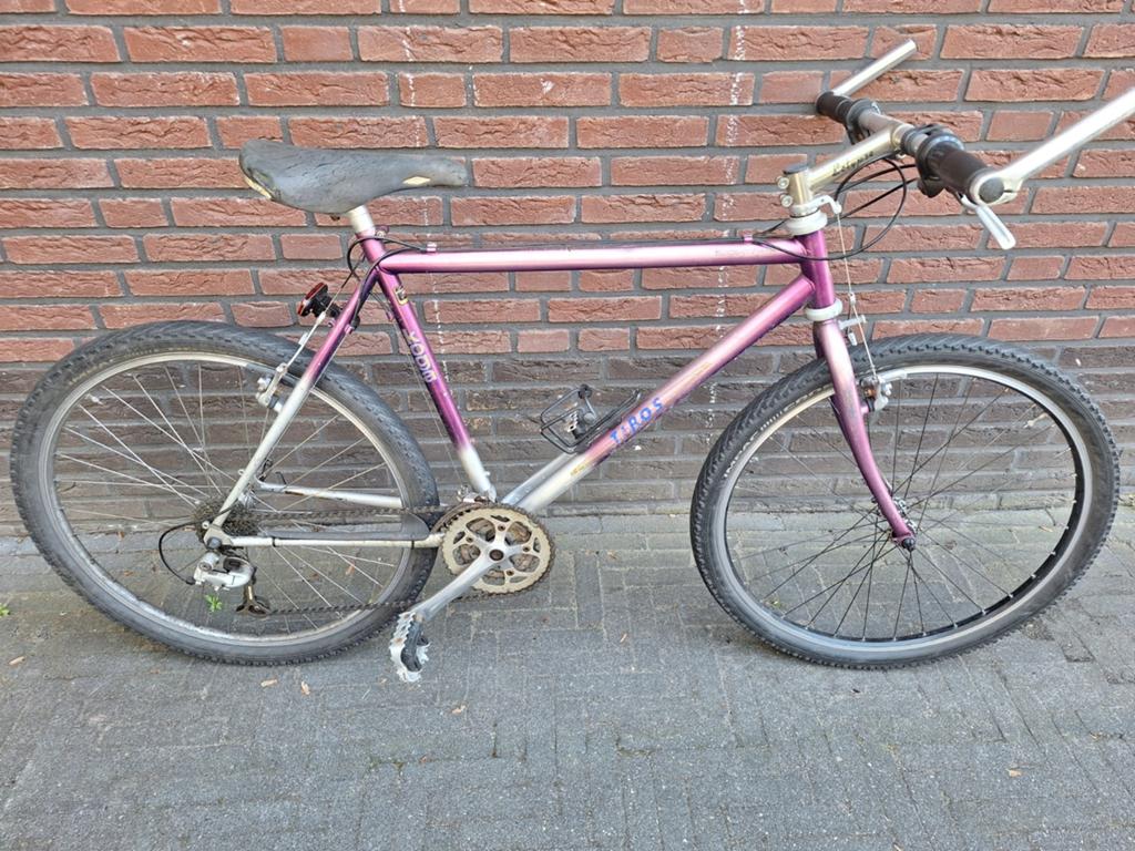 Vintage Mountainbike - Paars/Zilver, Fietsen en Brommers, Fietsen | Mountainbikes en ATB, Overige merken, Gebruikt, Ophalen of Verzenden
