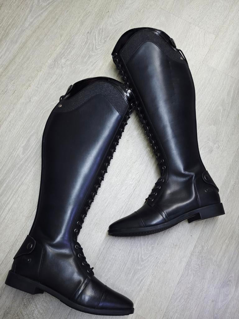 Paardrijlaarzen met lak en strass maat 41 N/EW grote kuitmaa, De, Dressuur, De, Ophalen of Verzenden