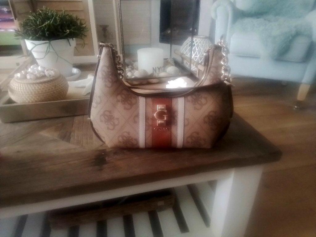 Tas guess, Ophalen of Verzenden, Nieuw, Bruin, Schoudertasje