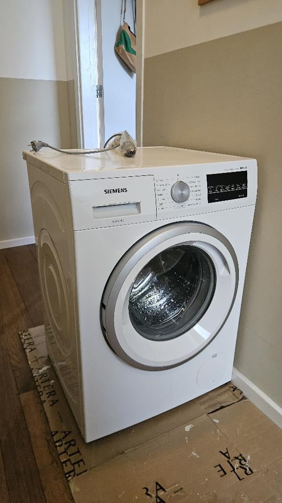Wasmachine Siemens iQ500 iSensoric Aquastop, Ophalen, Gebruikt, Voorlader, 85 tot 90 cm