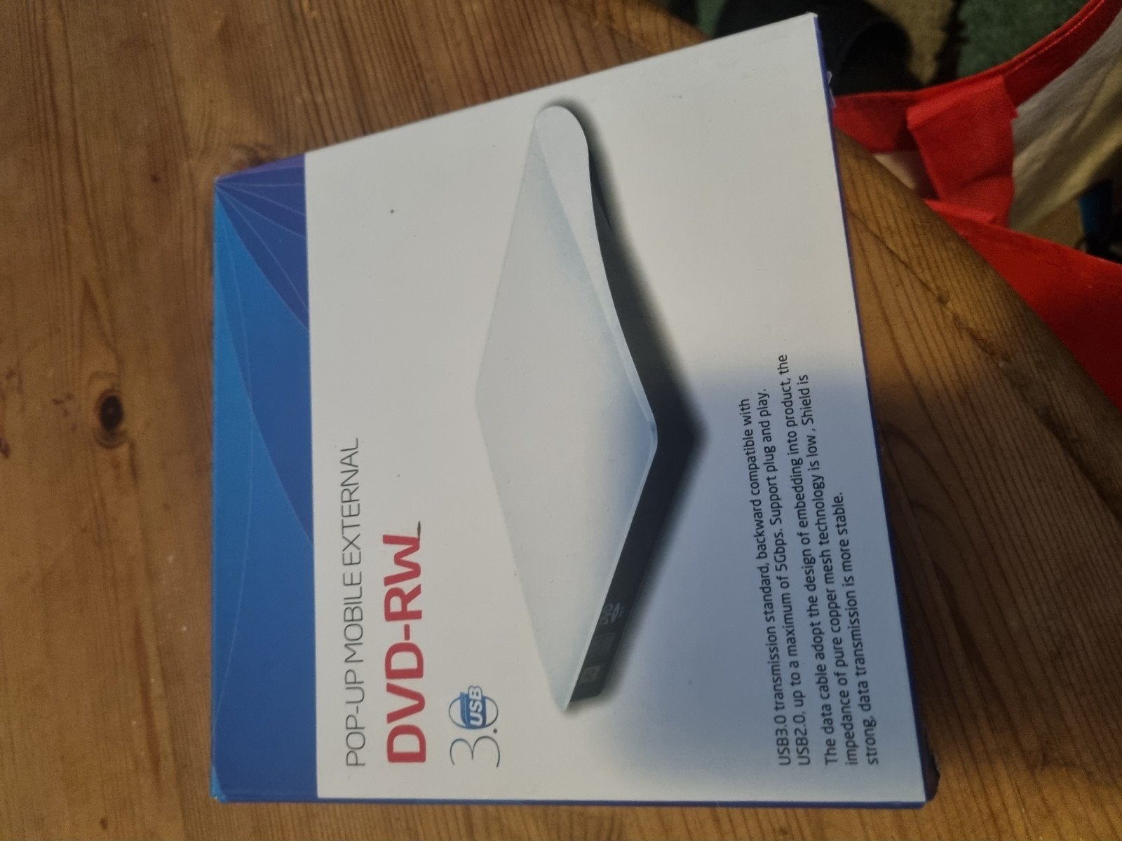 Externe USB 3.0 DVD-RW Drive - Plug & Play, Ophalen