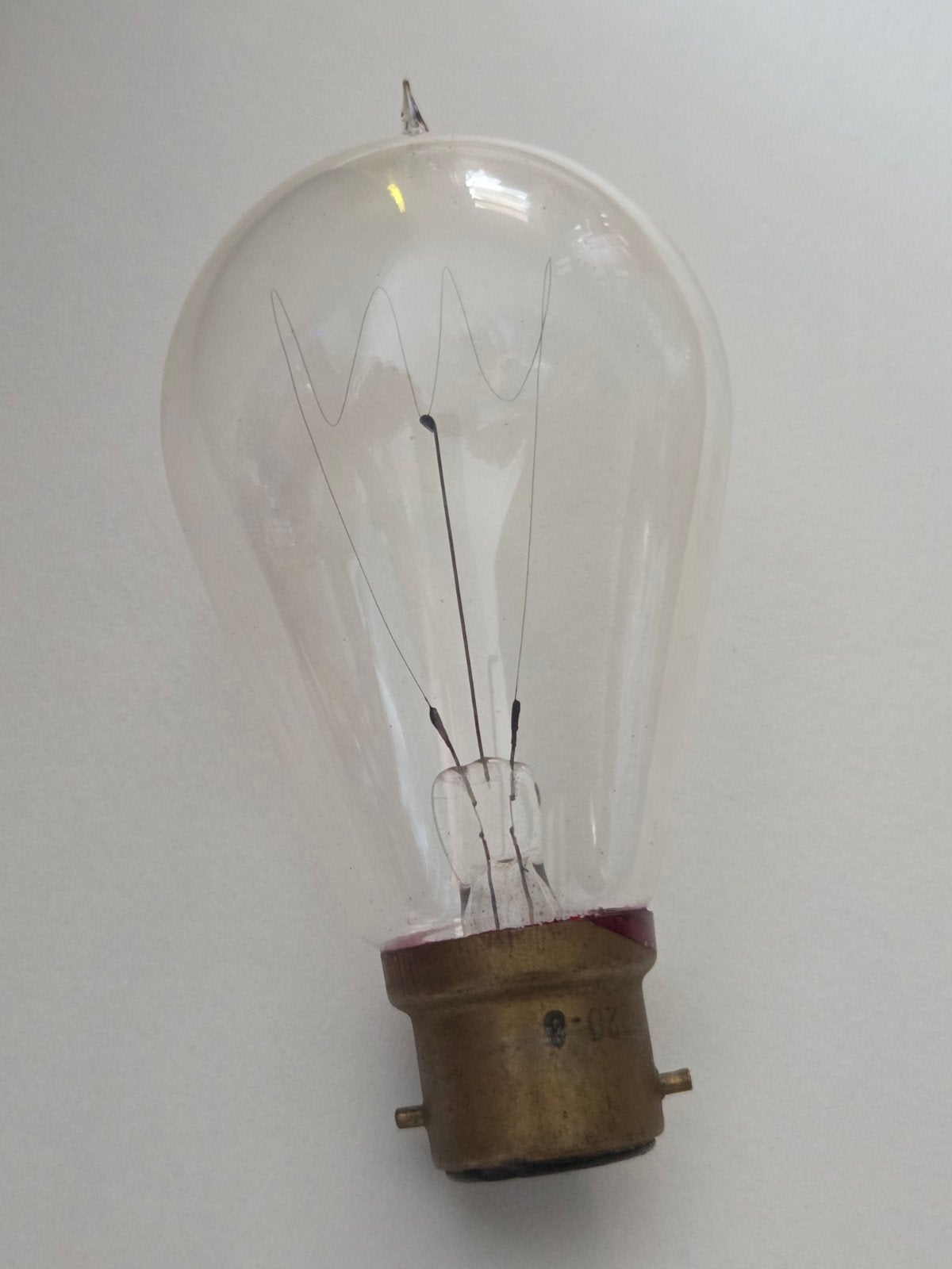 Zeer vroege Philips / Ediswan kooldraad gloeilamp - werkend, Antiek en Kunst, Antiek | Lampen, Ophalen of Verzenden